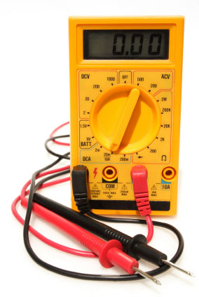 Image on an electrical tester